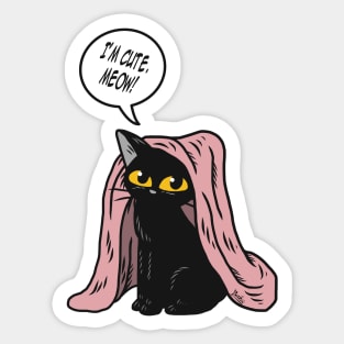 I am cute Sticker